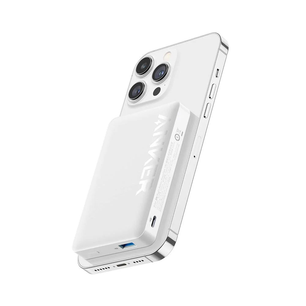 Anker 334 Magnetic Battery (MagGo) 10000mAh White