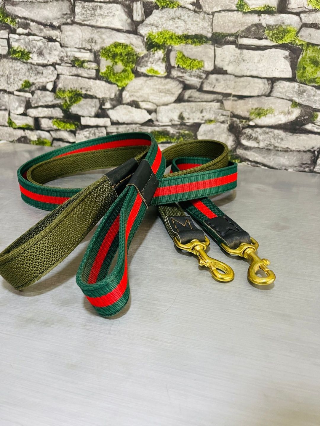 Brass Hook Canvas Leash