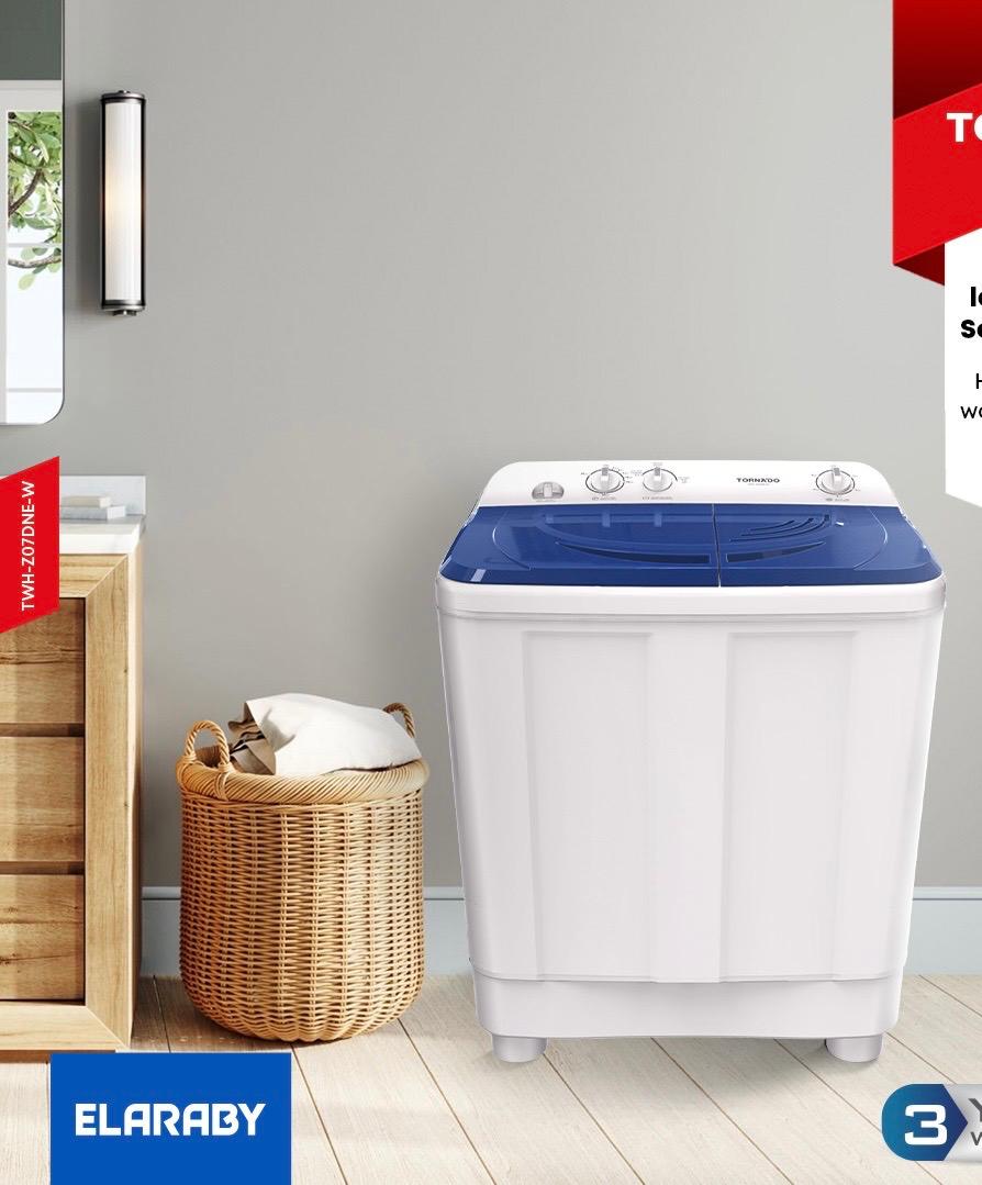 Tornado 10kg twin tub washing machine d