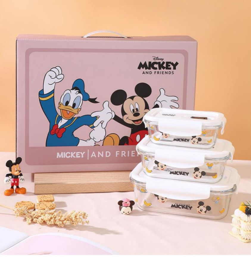 Mickey and friends 3 in 1 food containers