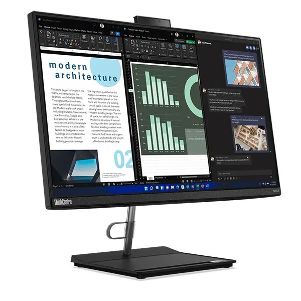Lenovo ThinkCentre neo 30a 24, Intel Core i3 1220P, 4GB DDR4 3200 (Up to 16GB Support), 256GB SSD