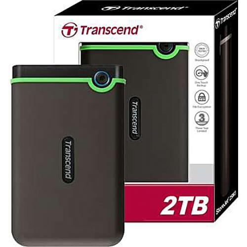 Transcend Storejet External USB 3.1 Harddisk-2TB